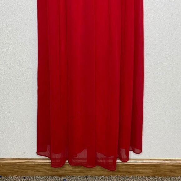 Eva USA Maxi Dress Red - Picture 3 of 9
